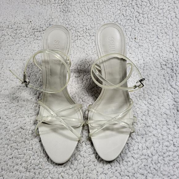 SCHUTZ AMELIA DELUXE NAPPA SANDAL STILETTO HEEL SIZE 10B - Picture 2 of 6